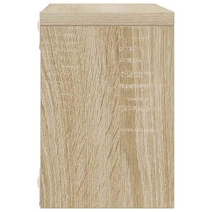 Ράφια Κύβοι Τοίχου 4 τεμ. Sonoma Δρυς 22 x 15 x 22 εκ.