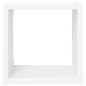 Ράφια Κύβοι Τοίχου 2 τεμ. Λευκά / Sonoma Δρυς 22 x 15 x 22 εκ.