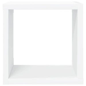 Ράφια Κύβοι Τοίχου 6 τεμ. Λευκά / Sonoma Δρυς 22 x 15 x 22 εκ. - Pakobazaar