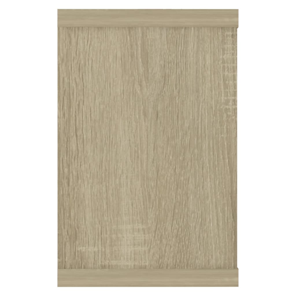 Ράφια Κύβοι Τοίχου 2 τεμ. Sonoma Δρυς 60x15x23 εκ. Επεξ. Ξύλο