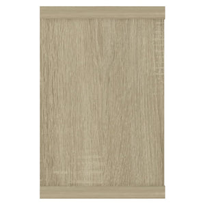Ράφια Κύβοι Τοίχου 2 τεμ. Sonoma Δρυς 60x15x23 εκ. Επεξ. Ξύλο