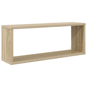 Ράφια Κύβοι Τοίχου 4 τεμ. Sonoma Δρυς 60x15x23 εκ. Επεξ. Ξύλο