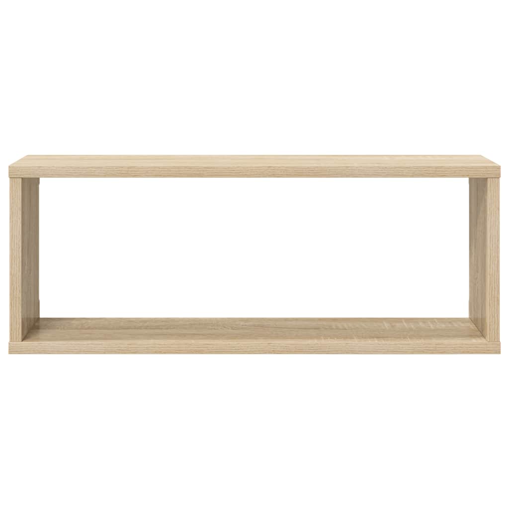 Ράφια Κύβοι Τοίχου 4 τεμ. Sonoma Δρυς 60x15x23 εκ. Επεξ. Ξύλο
