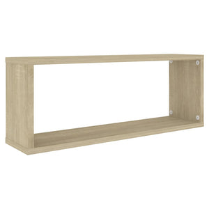 Ράφια Κύβοι Τοίχου 6 τεμ. Sonoma Δρυς 60x15x23 εκ. Επεξ. Ξύλο - Pakobazaar