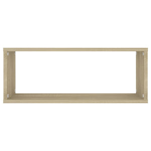 Ράφια Κύβοι Τοίχου 6 τεμ. Sonoma Δρυς 60x15x23 εκ. Επεξ. Ξύλο - Pakobazaar