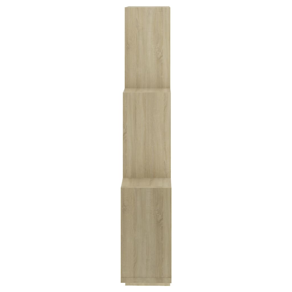 Ράφι Κύβος Τοίχου Sonoma Δρυς 78 x 15 x 93 εκ. από Επεξ. Ξύλο - Pakobazaar