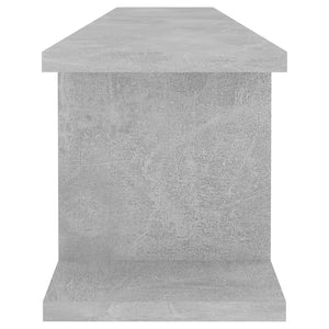 Ραφιέρες Τοίχου 2 τεμ. Γκρι Σκυρ. 105 x 18 x 20 εκ. Μοριοσανίδα - Pakobazaar