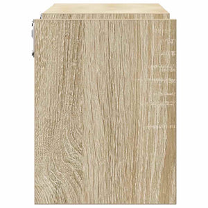 Ραφιέρες Τοίχου 2 τεμ Sonoma Δρυς 100 x 15 x 50 εκ. Επεξ. Ξύλο
