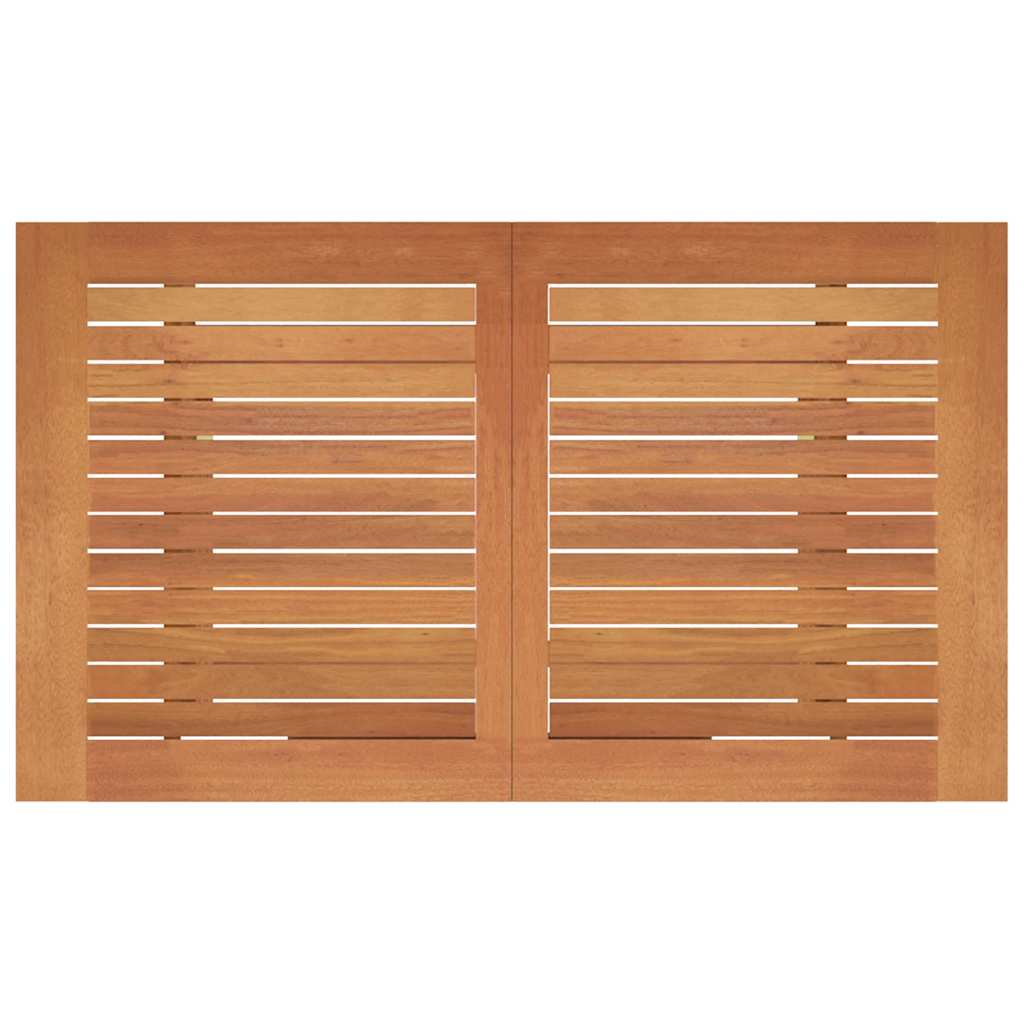 Τραπέζι Κήπου Πτυσσόμενο 120x70x75 εκ. Μασίφ Ξύλο Ευκαλύπτου