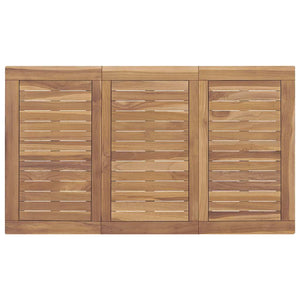 Τραπεζαρία Κήπου 120 x 70 x 77 εκ. από Μασίφ Ξύλο Teak
