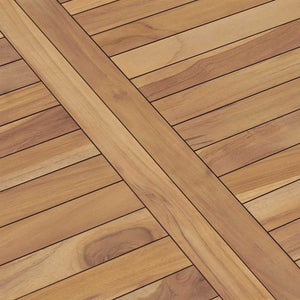 Τραπεζαρία Κήπου 120 x 70 x 77 εκ. από Μασίφ Ξύλο Teak