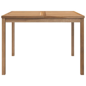 Τραπεζαρία Κήπου 110 x 110 x 77 εκ. από Μασίφ Ξύλο Teak