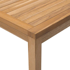 Τραπεζαρία Κήπου 110 x 110 x 77 εκ. από Μασίφ Ξύλο Teak