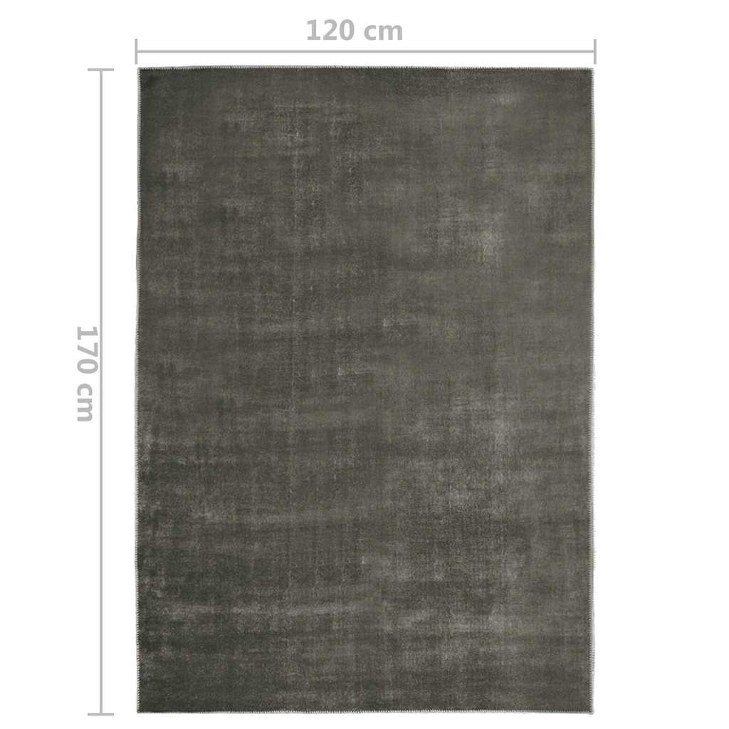 Χαλί Πλενόμενο Αναδιπλούμενο Taupe 120 x 170 εκ. από Πολυεστέρα