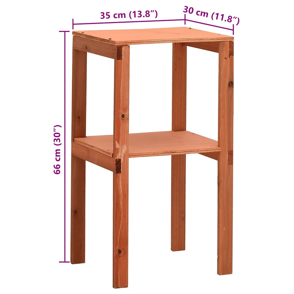 Αποθήκη Εργαλείων Κήπου 136x75x160 εκ. από Μασίφ Ξύλο Ελάτης - PAKOBAZAAR