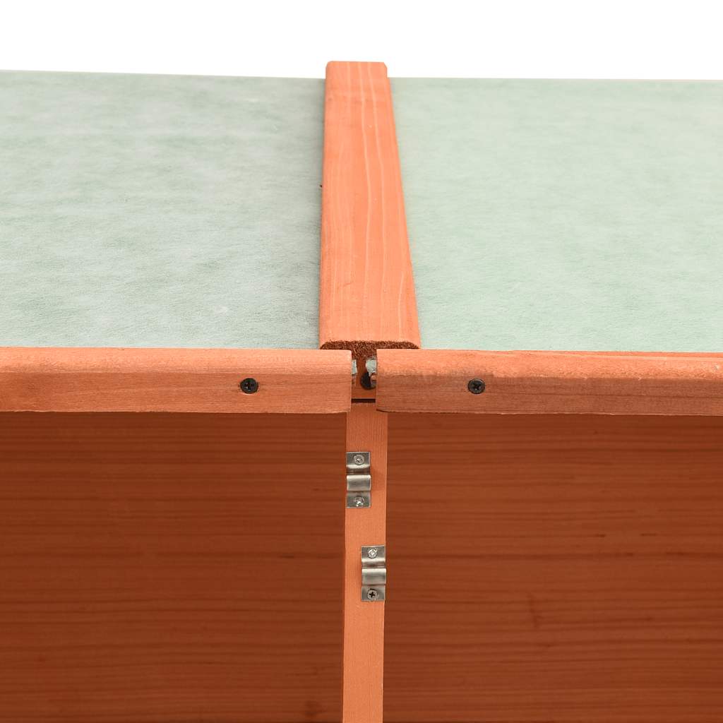 Αποθήκη Εργαλείων Κήπου 136x75x160 εκ. από Μασίφ Ξύλο Ελάτης - PAKOBAZAAR