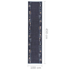 Χαλί Διάδρομος Αντιολισθητικό Ανθρακί 100 x 450 εκ.