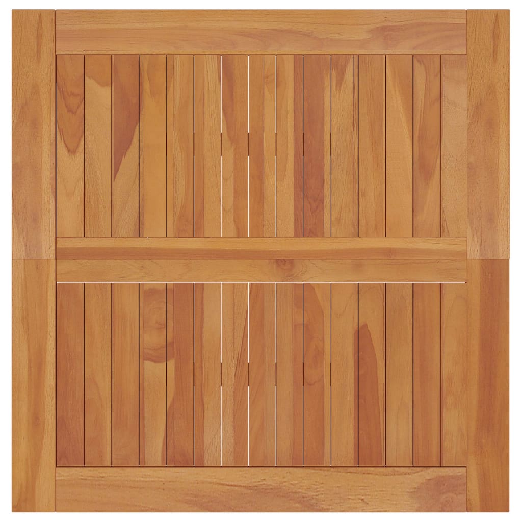 Τραπεζαρία Κήπου 85 x 85 x 75 εκ. από Μασίφ Ξύλο Teak