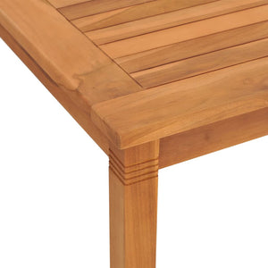 Τραπεζαρία Κήπου 85 x 85 x 75 εκ. από Μασίφ Ξύλο Teak