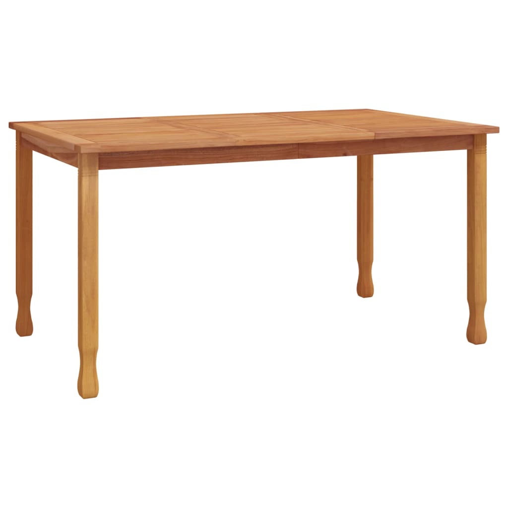 Τραπεζαρία Κήπου 150 x 90 x 75 εκ. από Μασίφ Ξύλο Teak