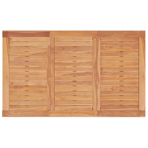 Τραπεζαρία Κήπου 150 x 90 x 75 εκ. από Μασίφ Ξύλο Teak