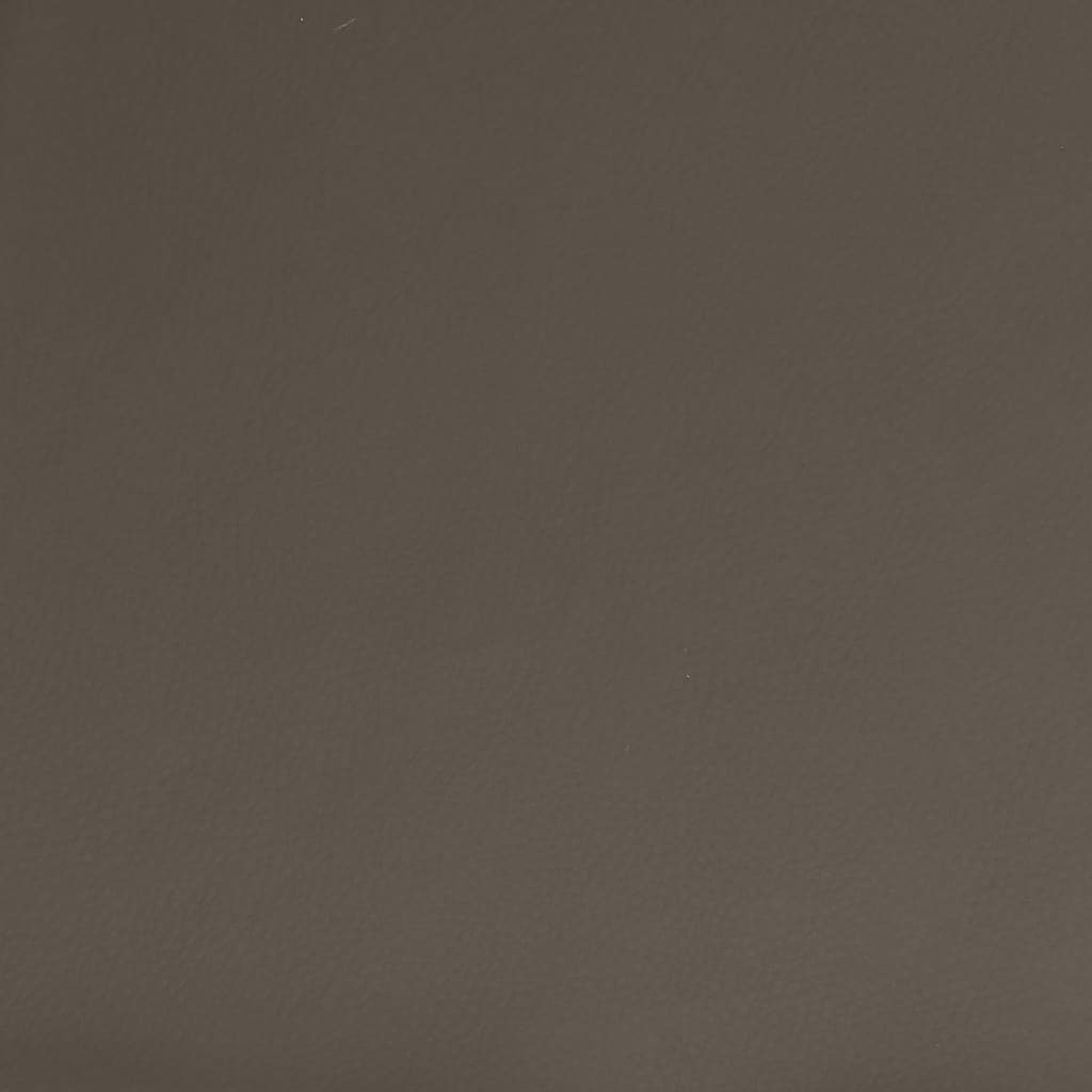 Καρέκλα Δαπέδου Πτυσσόμενη Ανθρακί από Συνθετικό Δέρμα