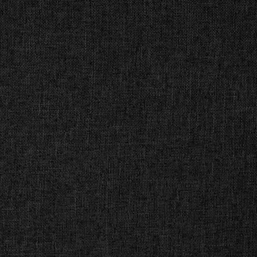 Καρέκλα Δαπέδου Περιστρεφόμενη Μαύρη Υφασμάτινη - Pakobazaar