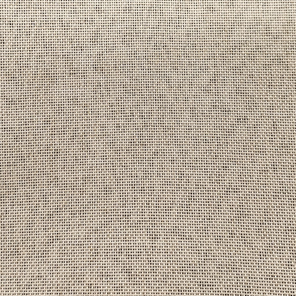 Καρέκλα Δαπέδου Πτυσσόμενη Κρεμ Υφασμάτινη - Pakobazaar