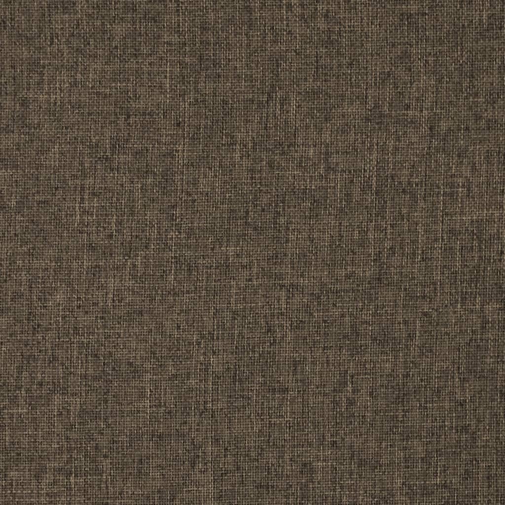 Καρέκλα Δαπέδου Πτυσσόμενη Καφέ Υφασμάτινη - Pakobazaar