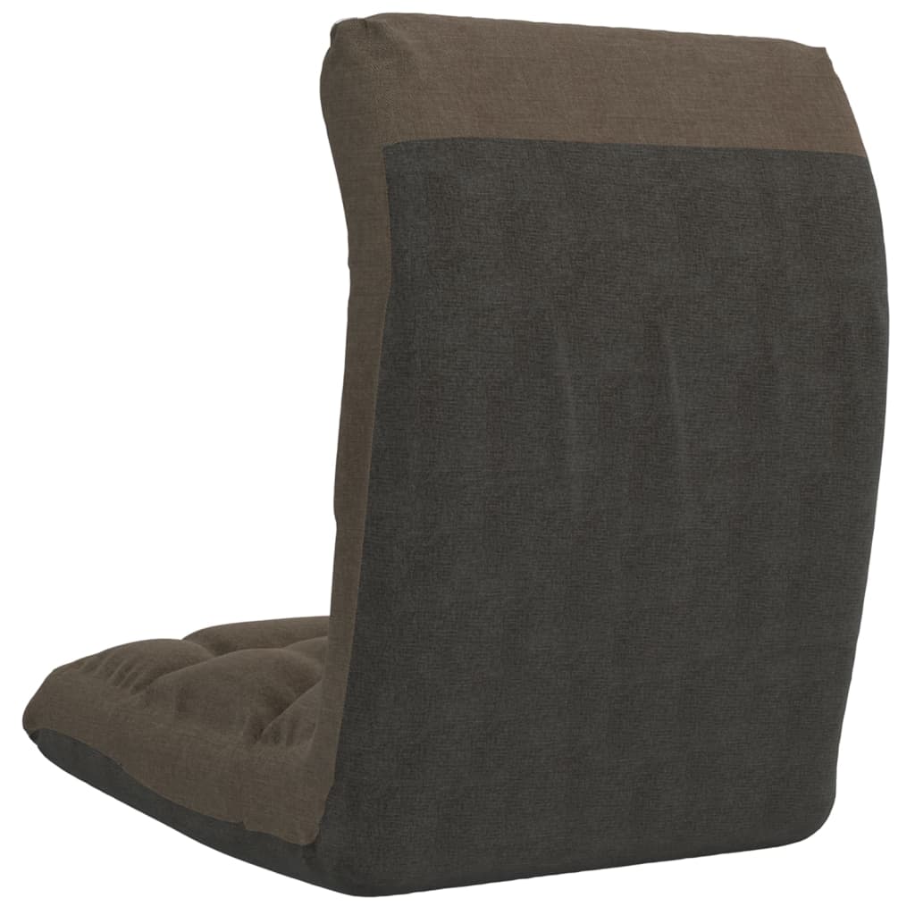 Καρέκλα Δαπέδου Πτυσσόμενη Taupe Υφασμάτινη - Pakobazaar