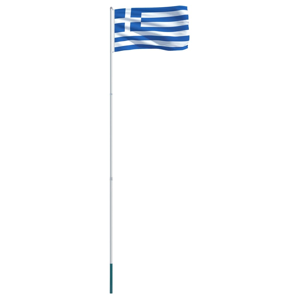 Σημαία Ελλάδας και Ιστός 4 μ. από Αλουμίνιο - Pakobazaar