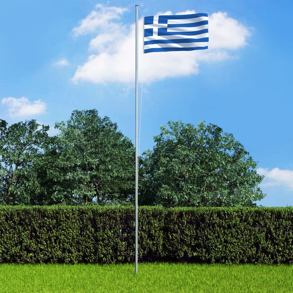 Σημαία Ελλάδας και Ιστός 4 μ. από Αλουμίνιο - Pakobazaar