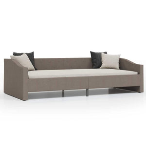 Καναπές Κρεβάτι με Έξοδο USB Taupe 90 x 200 εκ. Υφασμάτινος