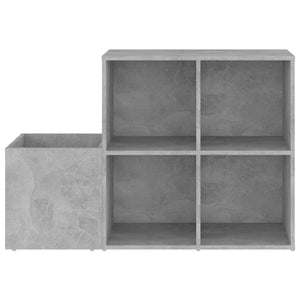 Παπουτσοθήκη Χολ Γκρι Σκυροδ. 105 x 35,5 x 70 εκ. Επεξ. Ξύλο