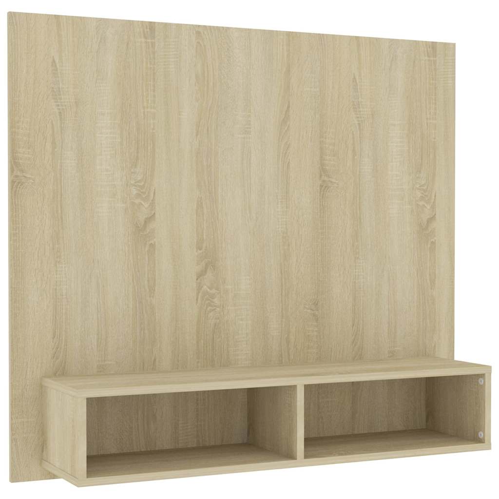 Έπιπλο Τηλεόρασης Τοίχου Sonoma Δρυς 102x23,5x90εκ. Επεξ. Ξύλο