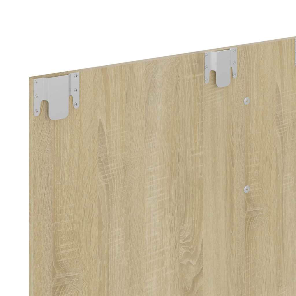 Έπιπλο Τηλεόρασης Τοίχου Sonoma Δρυς 102x23,5x90εκ. Επεξ. Ξύλο