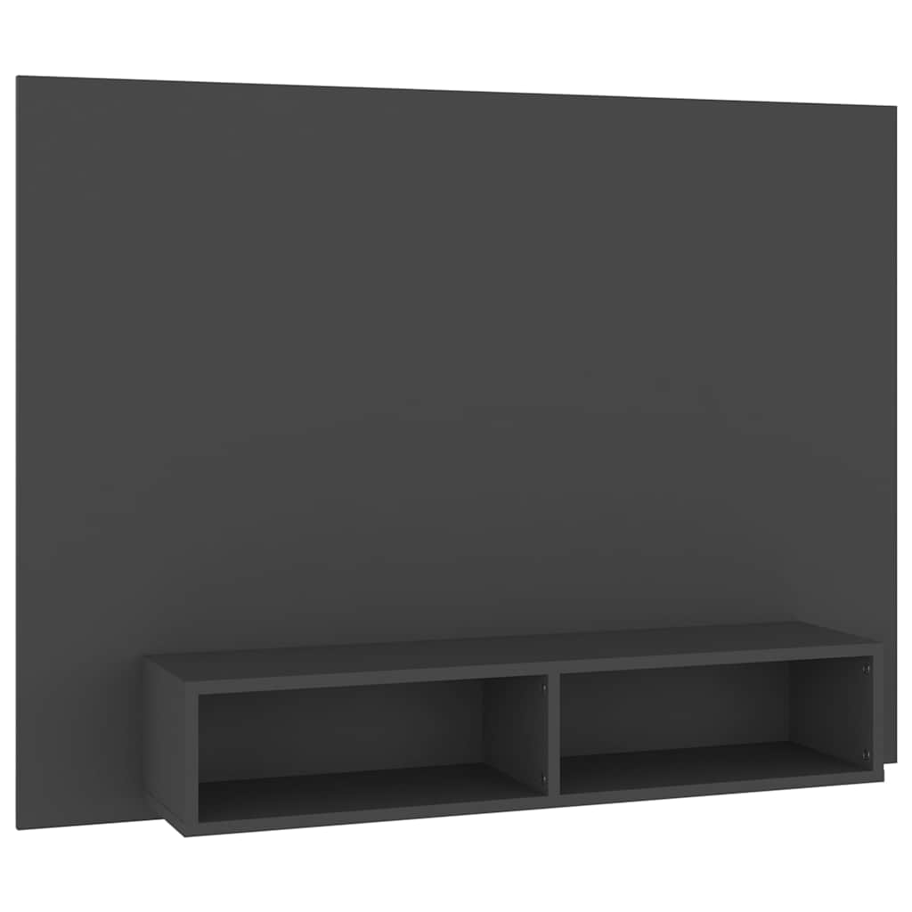 Έπιπλο Τηλεόρασης Τοίχου Γκρι 120 x 23,5 x 90 εκ. Μοριοσανίδα