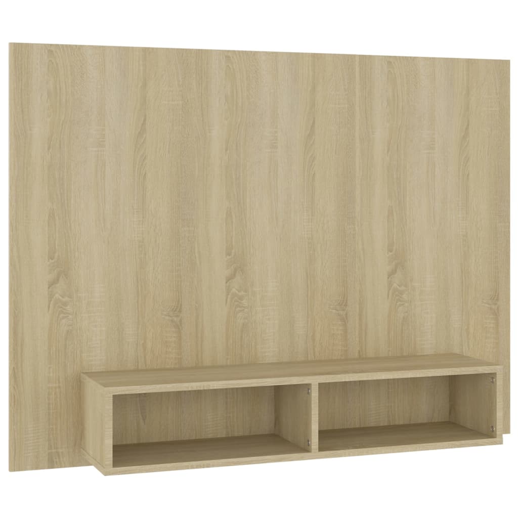Έπιπλο Τηλεόρασης Τοίχου Sonoma Δρυς 120x23,5x90εκ. Μοριοσανίδα