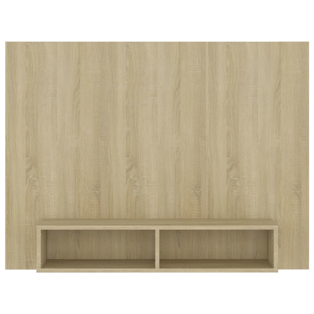 Έπιπλο Τηλεόρασης Τοίχου Sonoma Δρυς 120x23,5x90εκ. Μοριοσανίδα