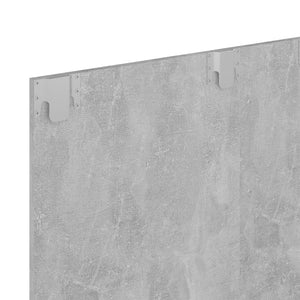 Έπιπλο Τηλεόρασης Τοίχου Γκρι Σκυρ. 135x23,5x90 εκ. Μοριοσανίδα