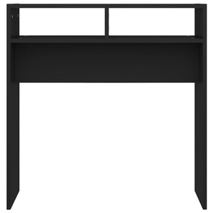 Τραπεζάκι Κονσόλα Μαύρο 78 x 30 x 80 εκ. από Επεξ. Ξύλο - Pakobazaar