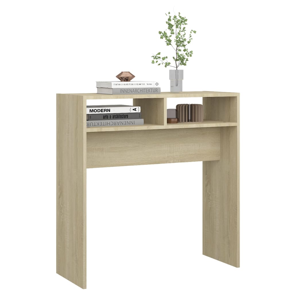 Τραπεζάκι Κονσόλα Sonoma Δρυς 78x30x80 εκ. από Επεξ. Ξύλο - Pakobazaar