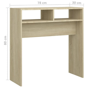 Τραπεζάκι Κονσόλα Sonoma Δρυς 78x30x80 εκ. από Επεξ. Ξύλο - Pakobazaar