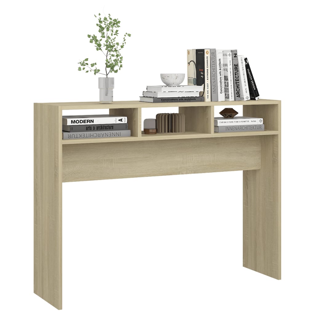 Τραπεζάκι Κονσόλα Sonoma Δρυς 105 x 30 x 80 εκ. από Επεξ. Ξύλο