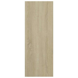 Τραπεζάκι Κονσόλα Λευκό/Sonoma Δρυς 105x30x80 εκ. Μοριοσανίδα