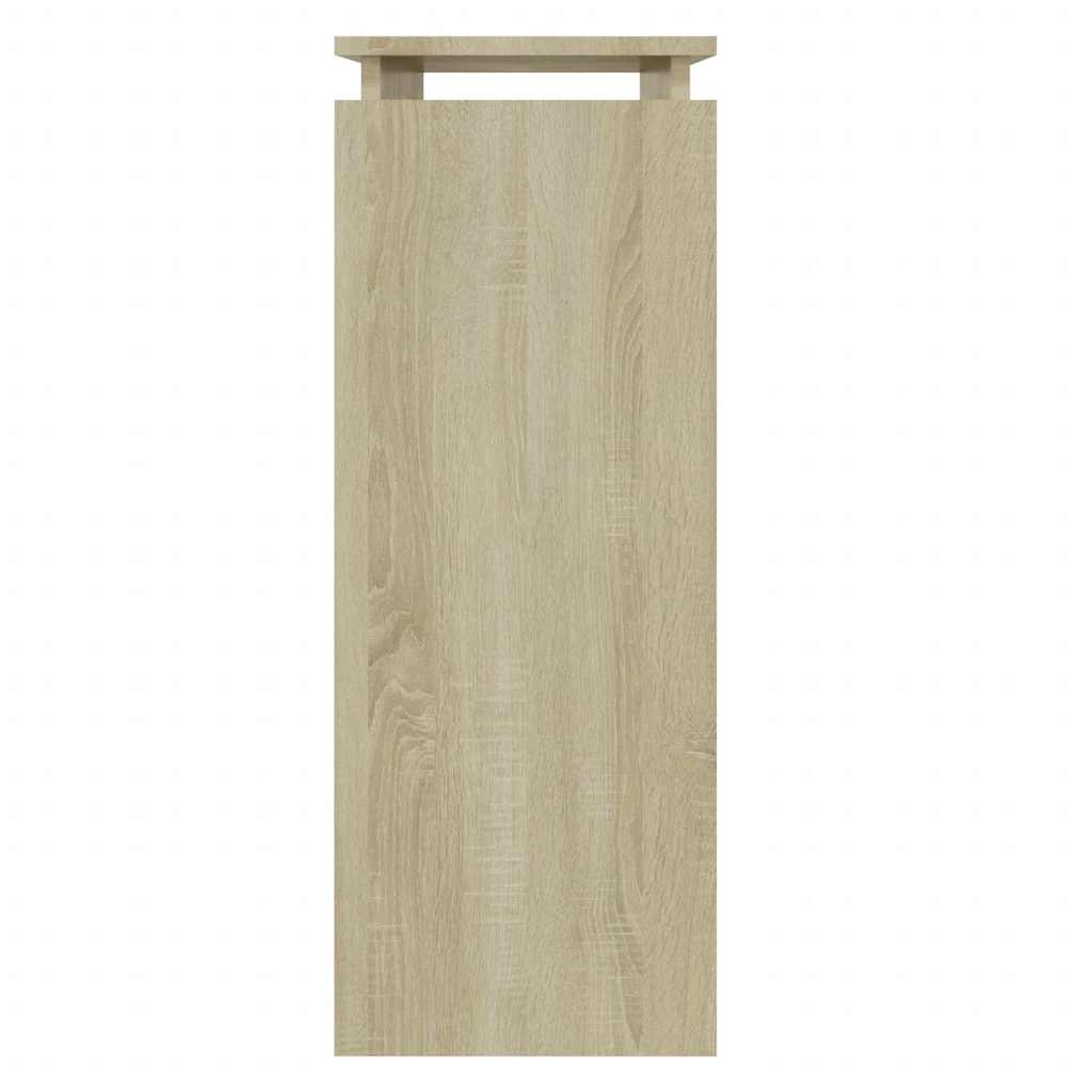 Τραπεζάκι Κονσόλα Sonoma Δρυς 80 x 30 x 80 εκ. από Επεξ. Ξύλο
