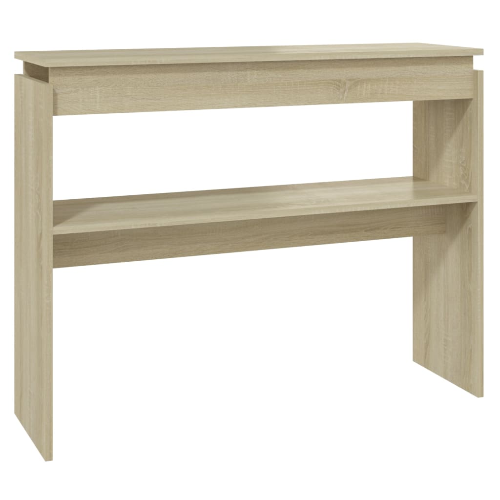 Τραπεζάκι Κονσόλα Sonoma Δρυς 102 x 30 x 80 εκ. από Επεξ. Ξύλο