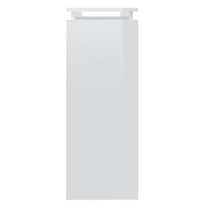 Τραπεζάκι Κονσόλα Γυαλιστερό Λευκό 102 x 30 x 80 εκ. Επεξ. Ξύλο