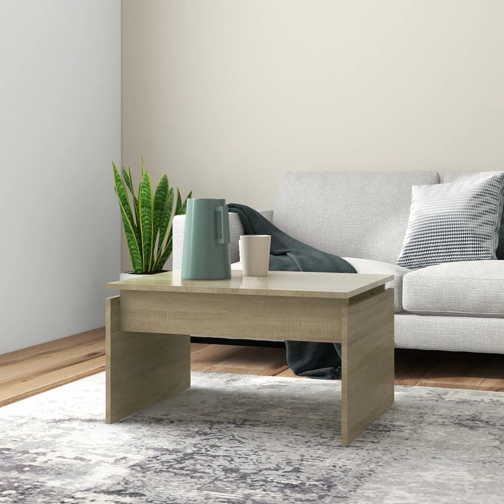 Τραπεζάκι Σαλονιού Sonoma Δρυς 68 x 50 x 38 εκ. από Επεξ. Ξύλο - Pakobazaar