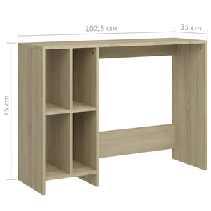 Γραφείο Notebook Sonoma Oak 102,5 x 35 x 75 εκ. από Επεξ. Ξύλο